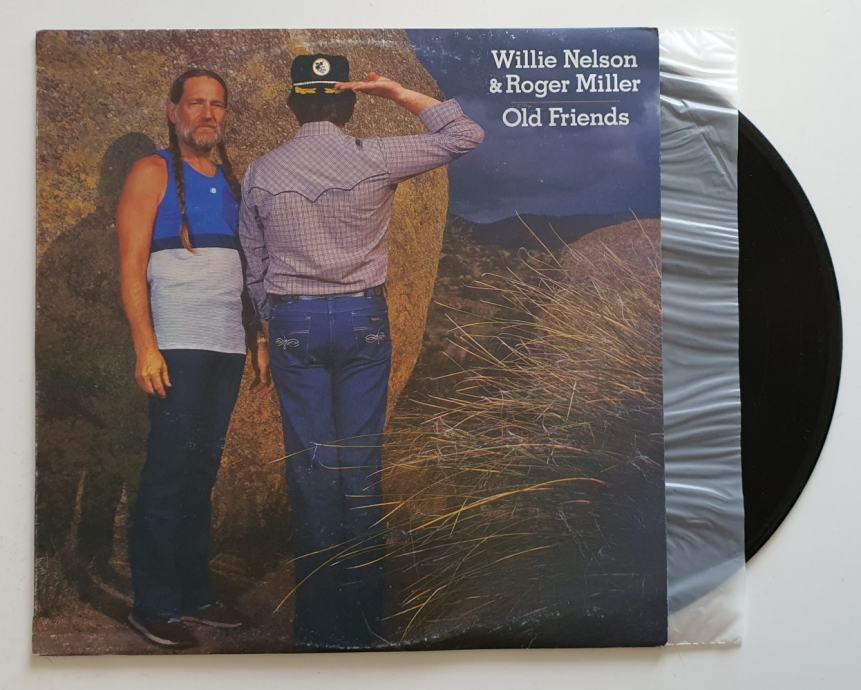 LP WILLIE NELSON & ROGER MILLER- OLD FRIENDS (SUZY)