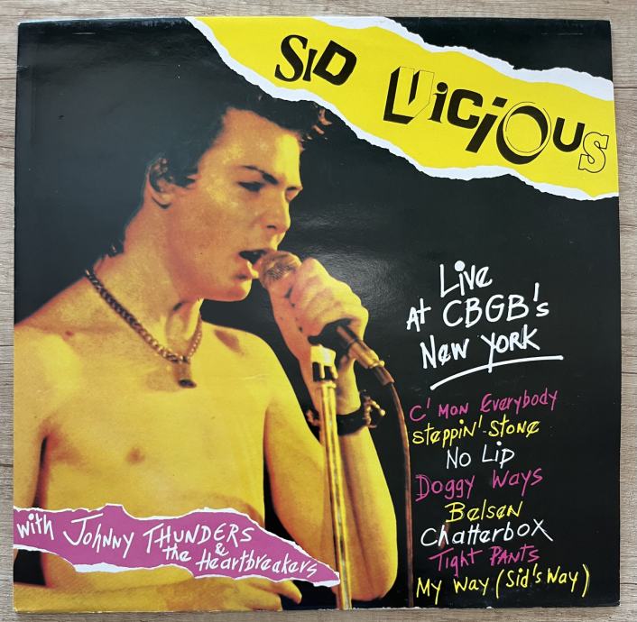 Sid Vicious ‎– Live At CBGB's New York