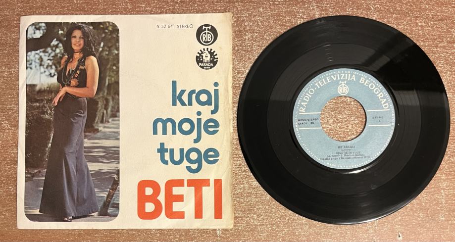 SINGL PLOČA, BETI ĐORĐEVIĆ - KRAJ MOJE TUGE