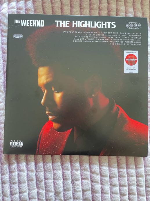 The Weeknd Highlights vinyl ploča Red sparkle