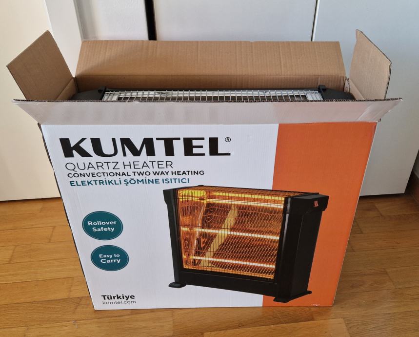 Kvarcna grijalica Kumtel 1800w