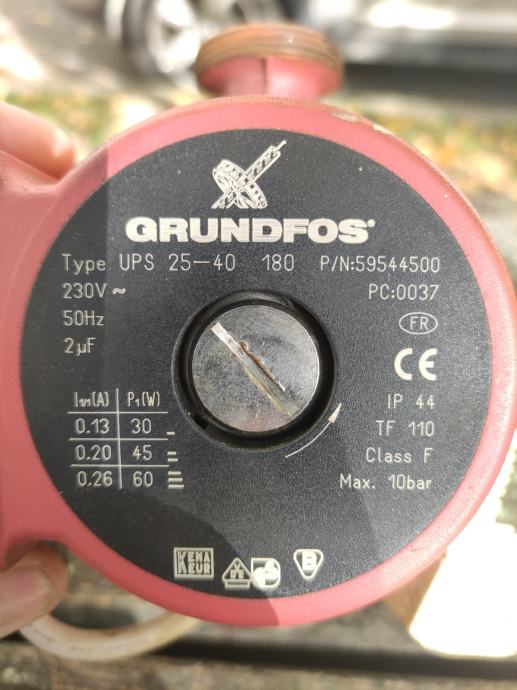 PUMPA ZA CENTRALNO GRIJANJE 1" GRUNDFOS