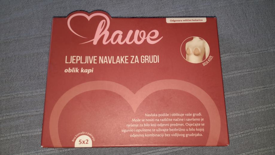 Hawe ljepljive navlake za grudi a-b