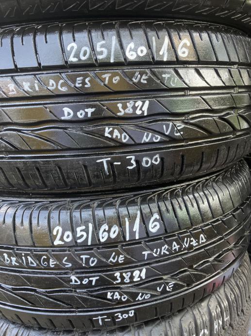 Gume Bridgestone 205/60/16 ljetna 2 kom.  Kao Nove..