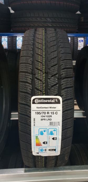 Gume Continental VanContact Winter 195/70/15C **130,00 €**