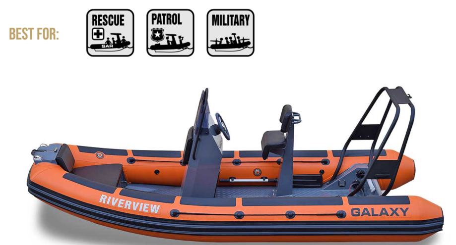 GALAXY PILOT P4.5 - PROFESSIONAL RIB patrol - fire -  sar - open