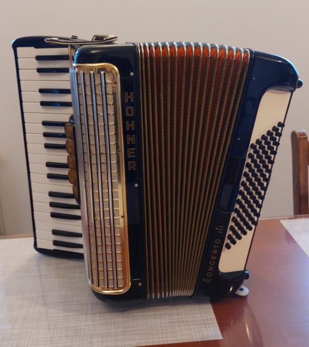 Harmonika Hohner concerto III 72 basa