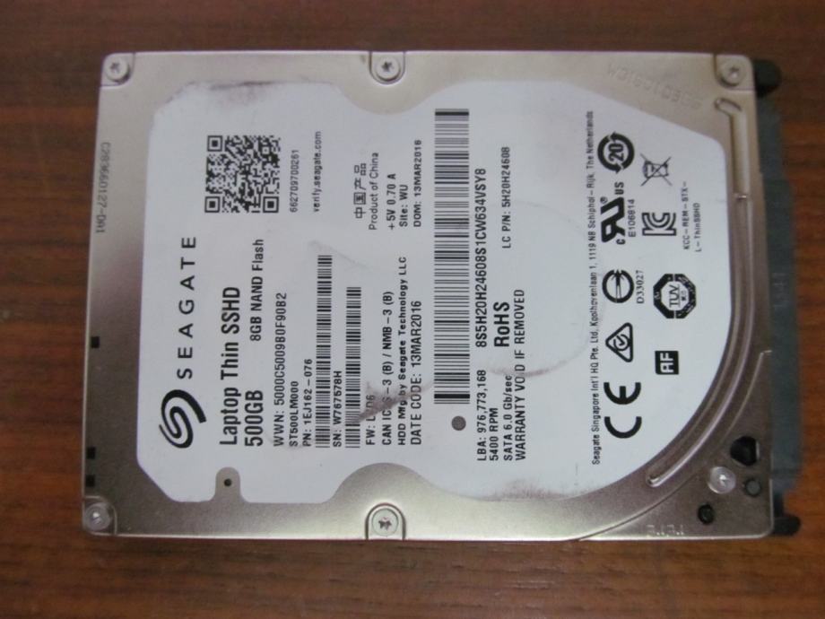 Disk za laptop - 500 GB SSHD 2,5 SEAGATE 07.01.2025 - DISK 5/5