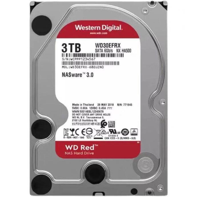 Hard disk Western Digital 3TB WD30EFRX, novo, 3 komada