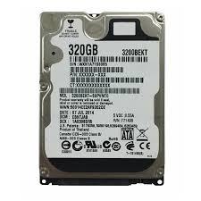 HDD 2,5" 320GB 500GB 750GB