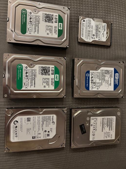 HDD 500GB - 1TB