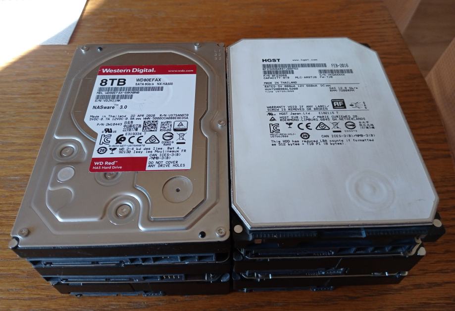 HDD 8TB / 6TB - SAS/SATA