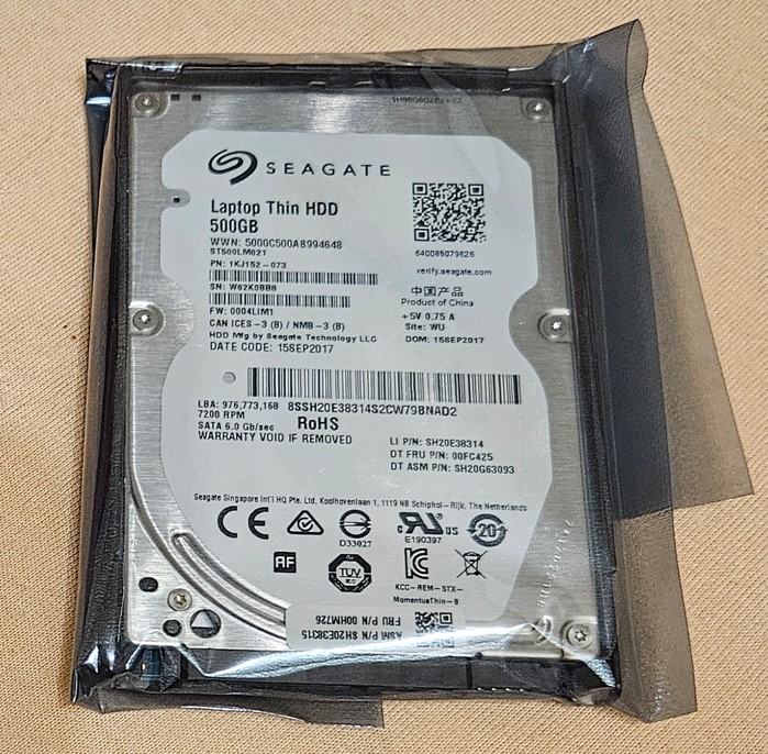 HDD novi nikad korišteni Seagate ST500LM021-1KJ152 500GB 2,5" 7200rpm