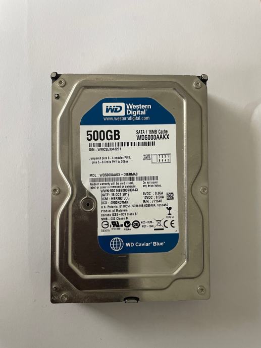 HDD WD 500 Gb blue