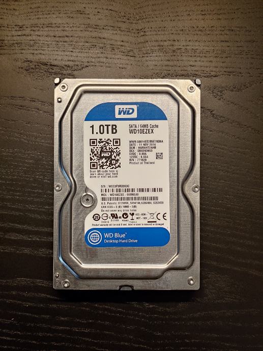 HDD WD BLUE 1TB 3.5'' WD10EZEX