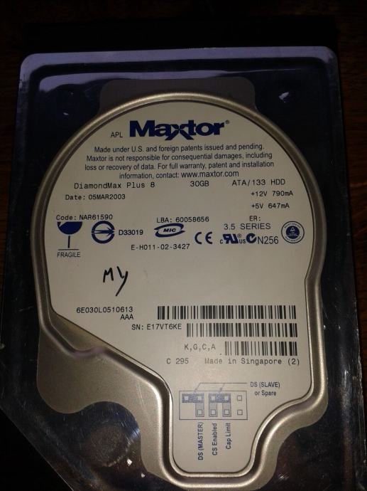 Hdd maxtor не определяется