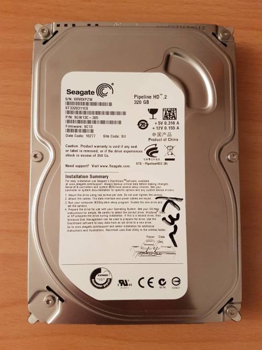 Hdd 320 gb это