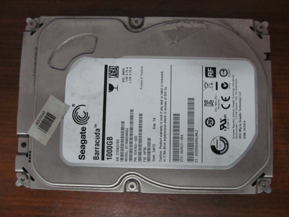 SEAGATE BARRACUDA 1 TB - 64 MB SATA III - 14.12.2024.