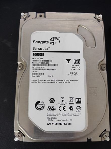 Seagate Barracuda 1tb st1000dm003/7200rpm