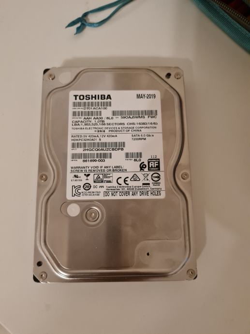 TOSHIBA 1 Terabyte