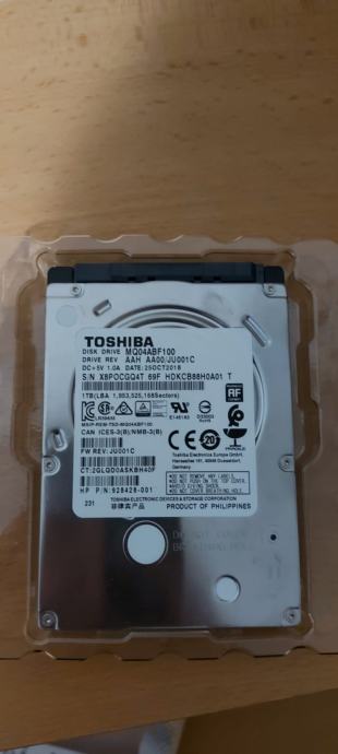 Toshiba MQ04ABF100 HDD, 1TB, SATA