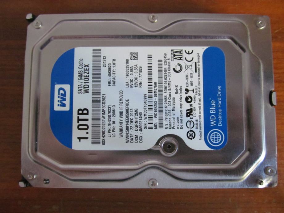 WD BLUE 1 TB - sata III - 19.10.2024. - disk 1/10