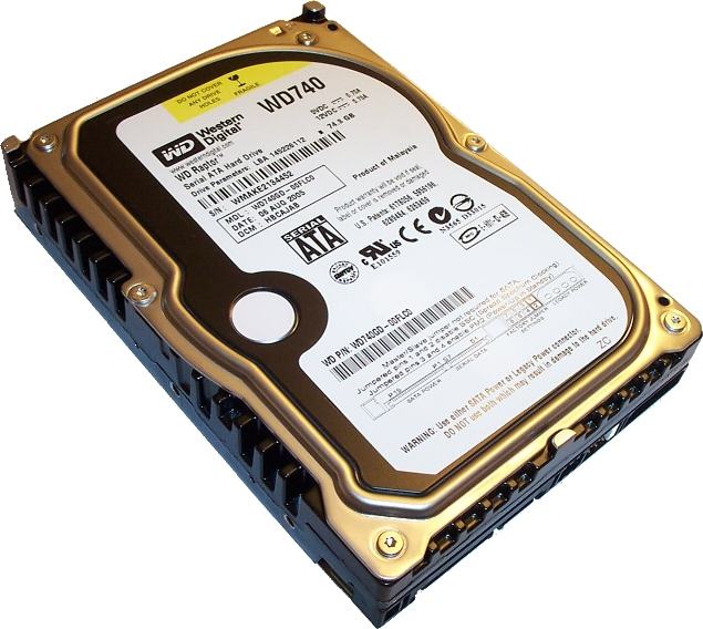 WD Raptor 74 GB