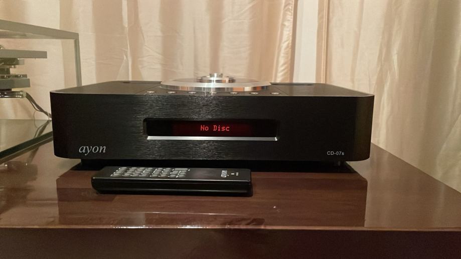 AYON AUDIO CD-07s Tube CD Player / USB DAC / Preamplifier - Garancija!