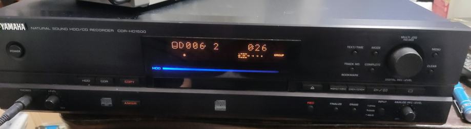 HI FI Cd player recorder HDD rekorder snimač YAMAHA CDR-HD1500 HD1500