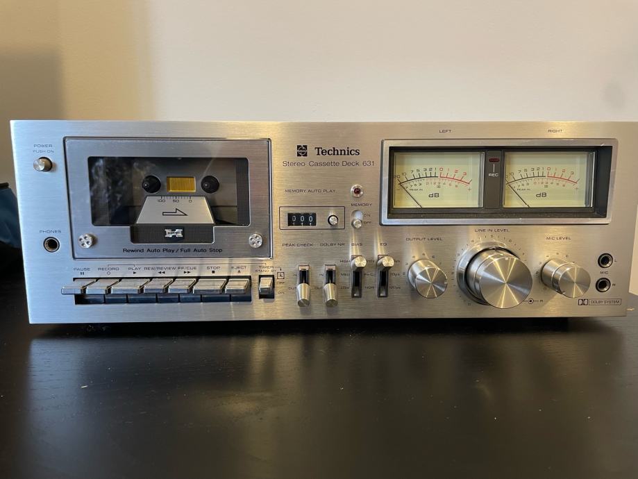 Technics stereo cassette deck 631