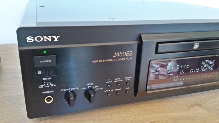 Sony MDS-JA50ES - Beskompromisni Ultra-HighEnd MD Player/Recorder