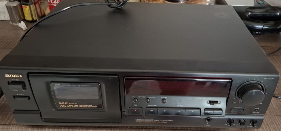 AIWA AD-F850 Stereo Cassette Deck/Dolby NR B-C/HX PRO/3 HEAD