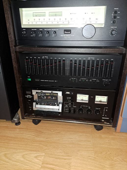 Sansui equalizer se 7, kazetofon sc 2110