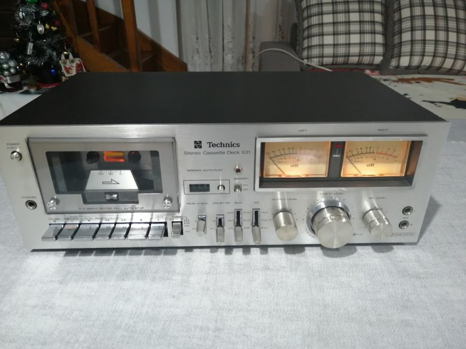 TECHNICS CASETE DECK 631 - MICROF. ULAZ - BIAS - AUTPUT LEVEL