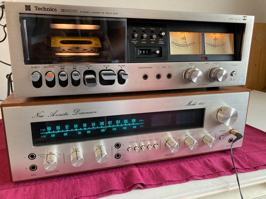 Technics stereo deck vintage