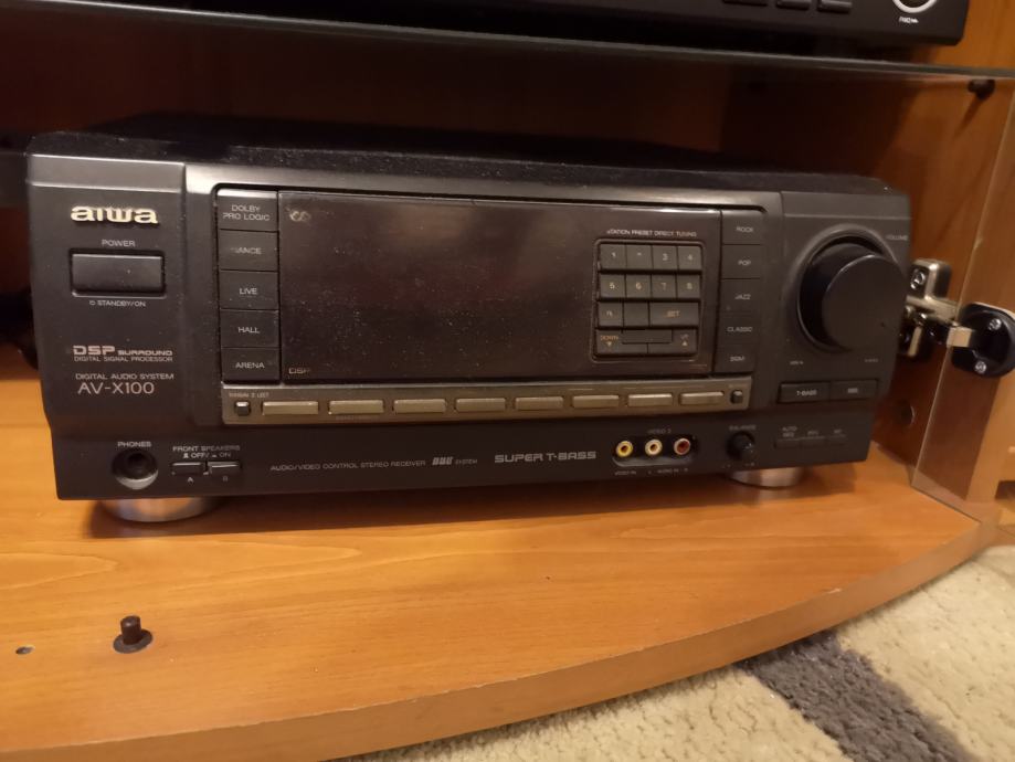 Aiwa receiver av-x100 i 2 zvučnika