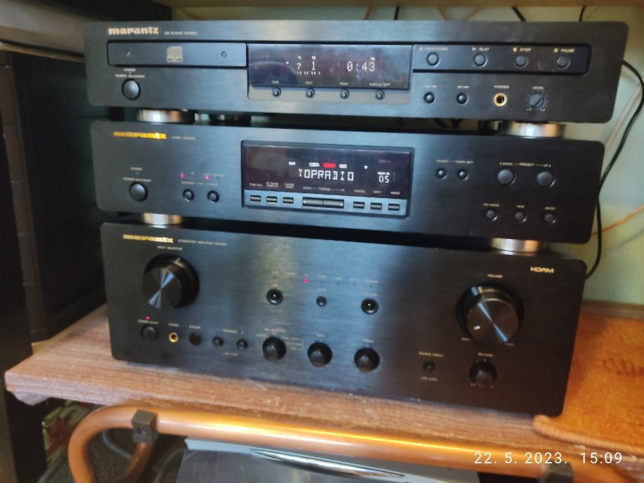 Marantz pojačalo, tuner i cd player