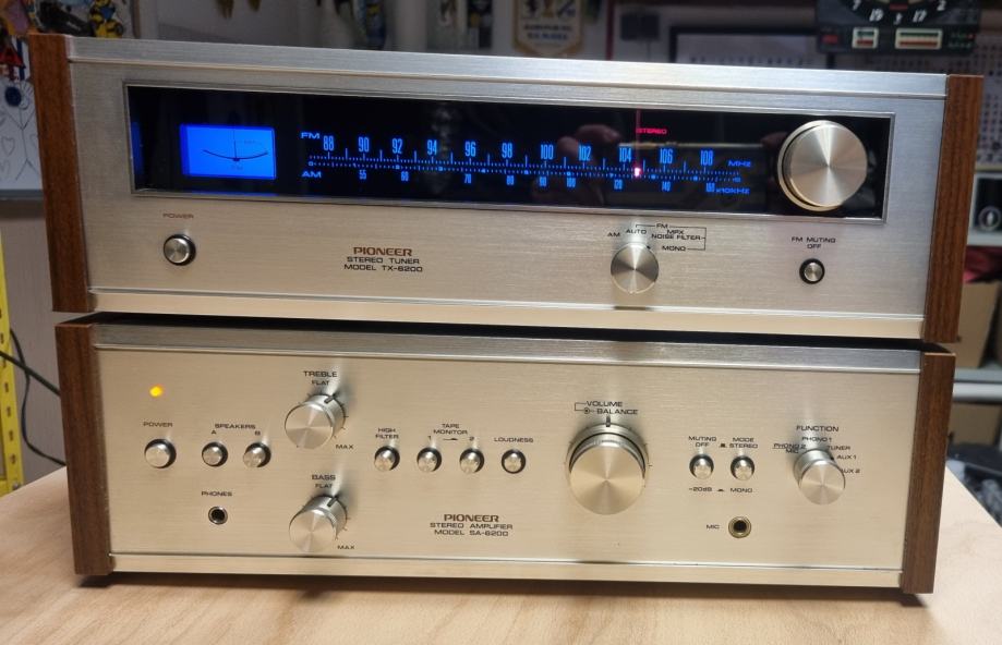 Pioneer SA-6200 Pojačalo, Pioneer TX-6200 Tuner