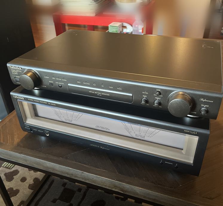 Technics. stereo control i power amplifier