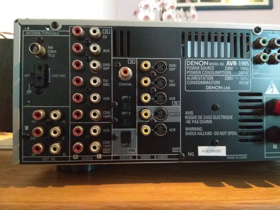 Denon AVR1905 7.1 receiver 115W