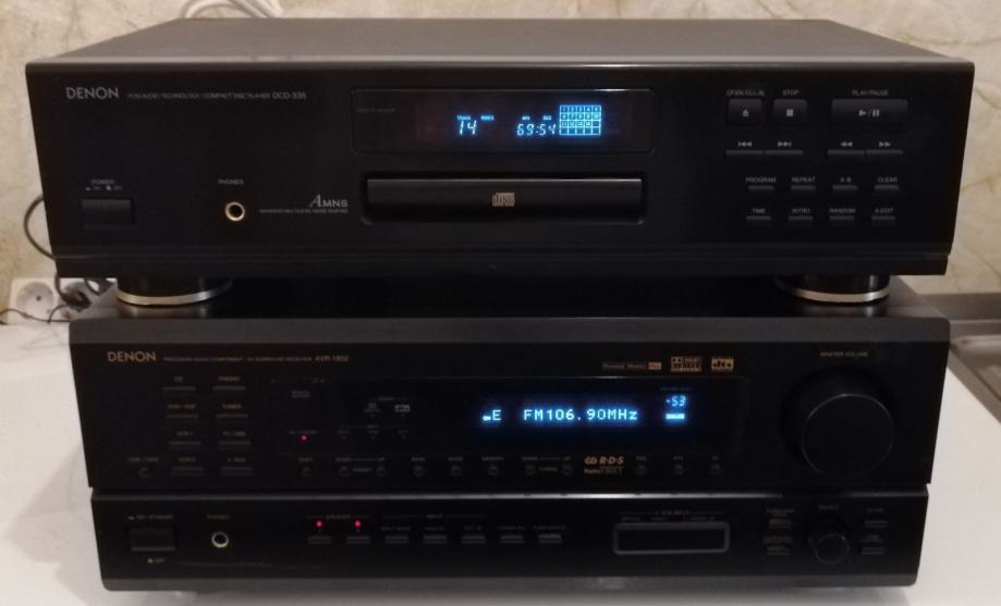 DENON : Receiver i CD Player