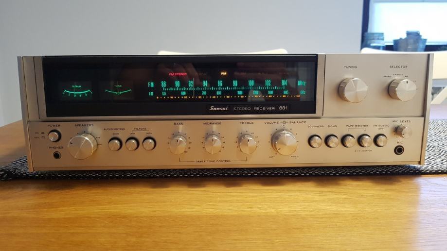 Sansui 881 receiver