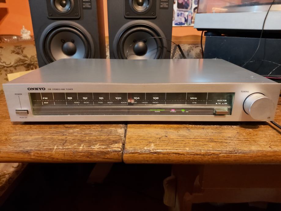 ☆オンキョー ONKYO T-466NⅡ FM/AMチューナーです。動作良好。 新入荷