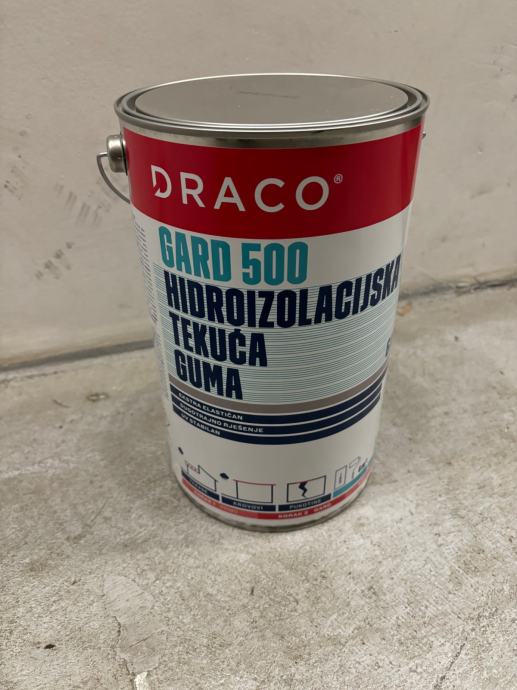 DRACO GARD 500 tekuća guma, siva 6 kg  -  SNIŽENO 30%