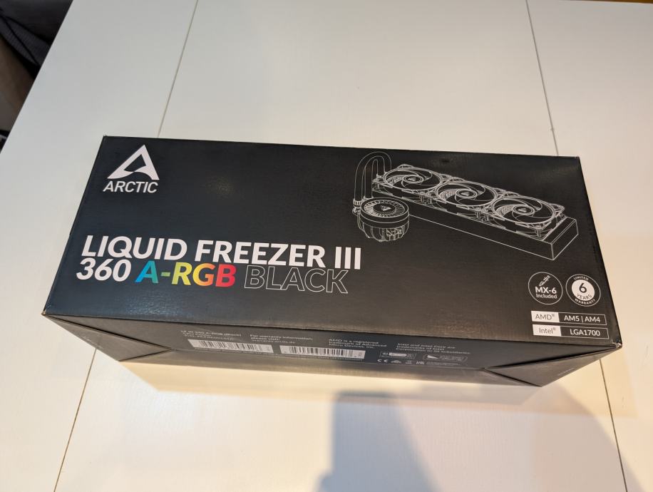 Arctic Liquid Freezer III 360 A-RGB BLACK