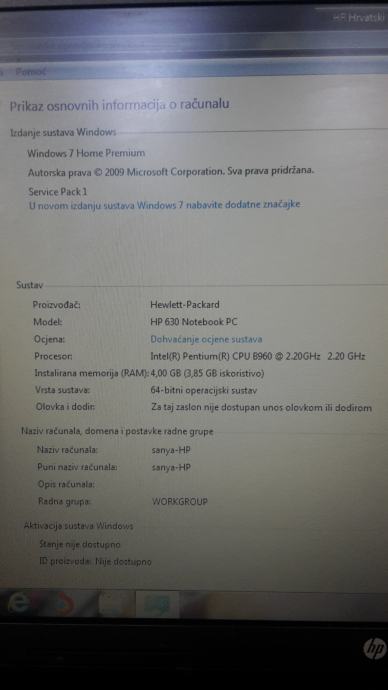 HP 630 Notebook PC