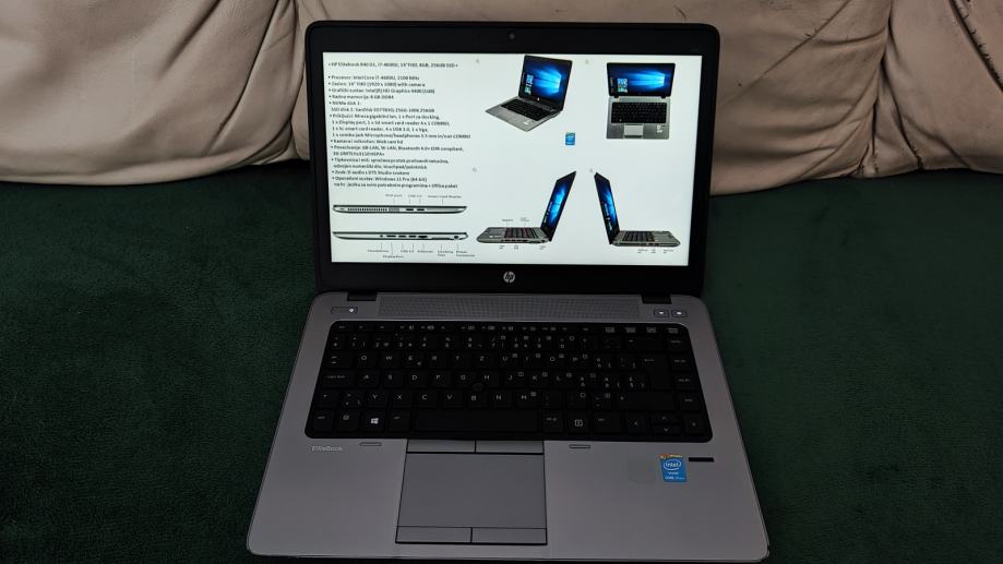 ⭐hp Elitebook 840 G1 I7 4600u 14fhd 8gb 256gb Ssd⭐ 2585