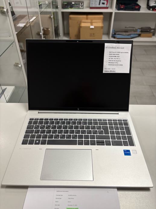 HP EliteBook 860 G10, Intel i5-1335U/16Gb/512GB, Garancija do 12/2026