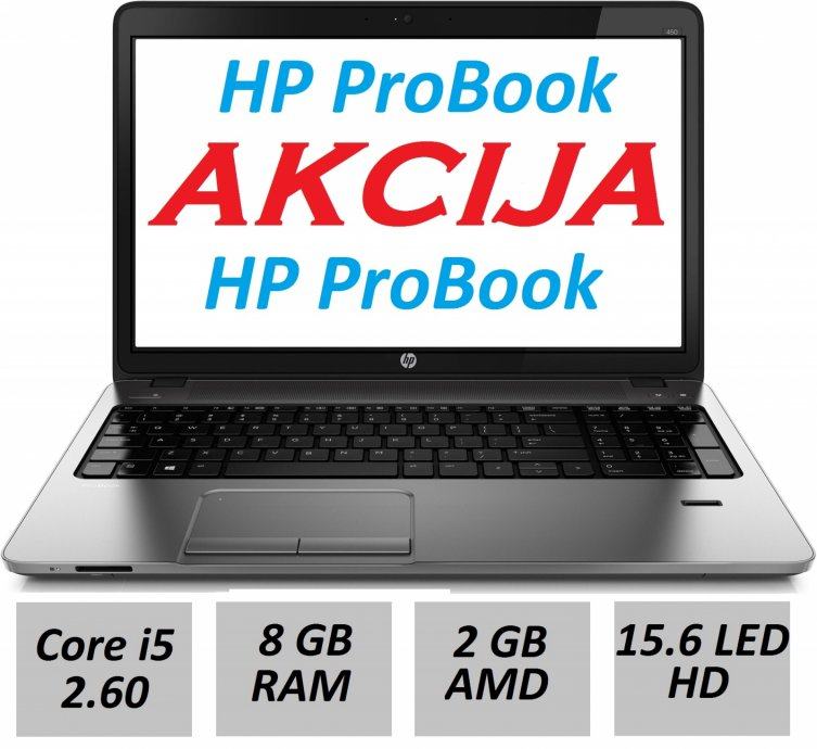 HP ProBook 450G Quad Core,8Gb Ram,2Gb VGA,1TB  hdd PRO AKCIJA