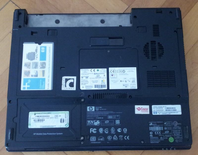 Hp compaq nx6110 не включается